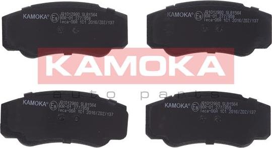 Kamoka JQ1012960 - Brake Pad Set, disc brake www.avaruosad.ee