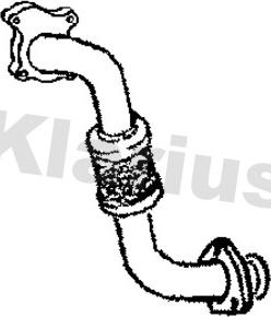Klarius 301172 - Exhaust Pipe www.avaruosad.ee