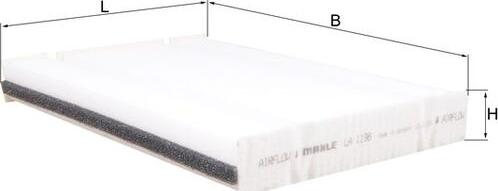 KNECHT LA 1198 - Filtre, air de l'habitacle www.avaruosad.ee