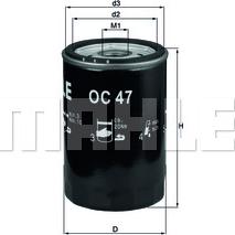 KNECHT OC 47 - Oil Filter www.avaruosad.ee
