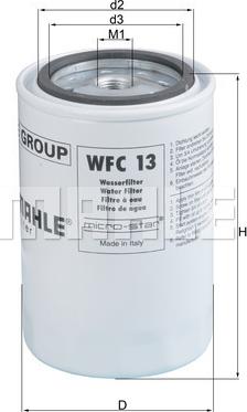 KNECHT WFC 13 - Фильтр для охлаждающей жидкости www.avaruosad.ee