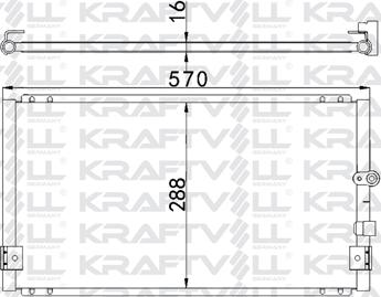 KRAFTVOLL GERMANY 08060001 - Конденсатор, кондиционер www.avaruosad.ee