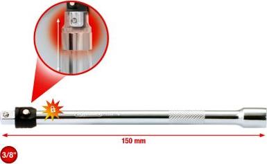 KS Tools BT591085 - Kinnitustööriist, väntvõll www.avaruosad.ee