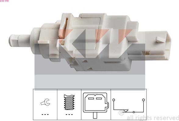 KW 510 179 - Brake Light Switch www.avaruosad.ee