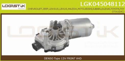 LGK LGK045048112 - Wiper Motor www.avaruosad.ee