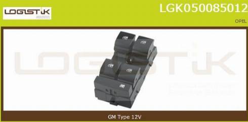 LGK LGK050085012 - Switch, window regulator www.avaruosad.ee