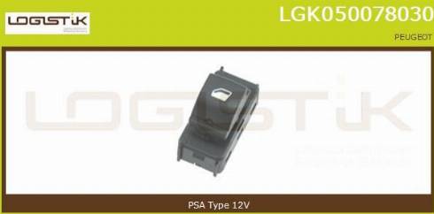 LGK LGK050078030 - Switch, window regulator www.avaruosad.ee
