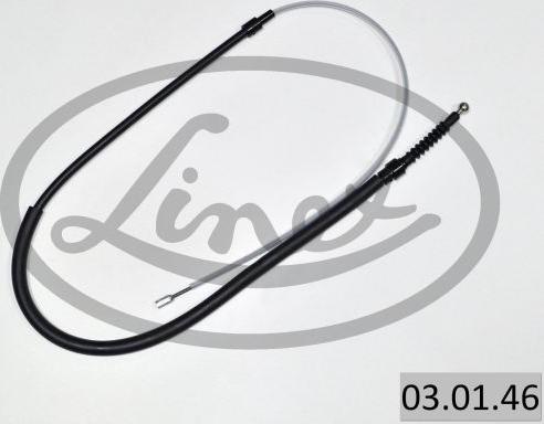 Linex 03.01.46 - Cable, parking brake www.avaruosad.ee