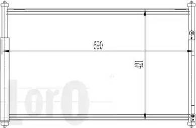 Loro 050-016-0003 - Condenser, air conditioning www.avaruosad.ee