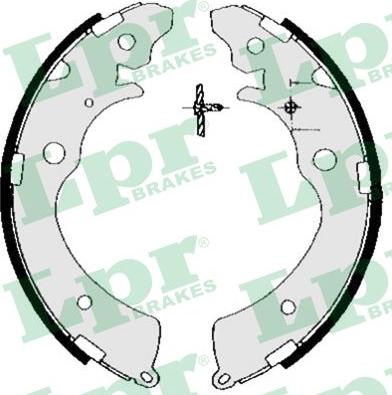 LPR 05690 - Brake Set, drum brakes www.avaruosad.ee