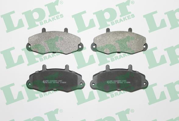 LPR 05P481 - Brake Pad Set, disc brake www.avaruosad.ee