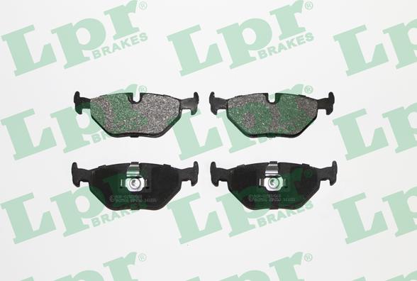 LPR 05P650 - Brake Pad Set, disc brake www.avaruosad.ee
