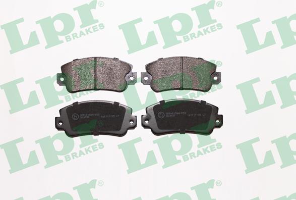 LPR 05P006 - Brake Pad Set, disc brake www.avaruosad.ee