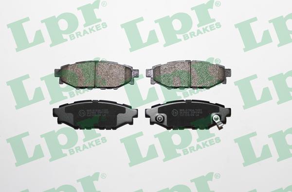 LPR 05P1408 - Brake Pad Set, disc brake www.avaruosad.ee