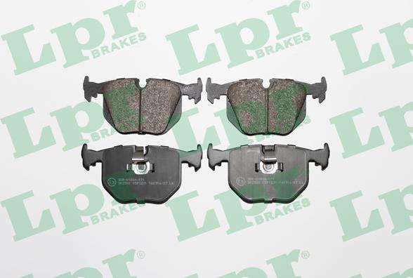 LPR 05P1231 - Brake Pad Set, disc brake www.avaruosad.ee