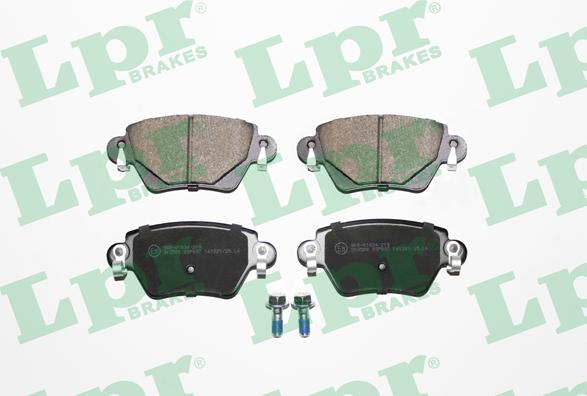 LPR 05P897 - Brake Pad Set, disc brake www.avaruosad.ee
