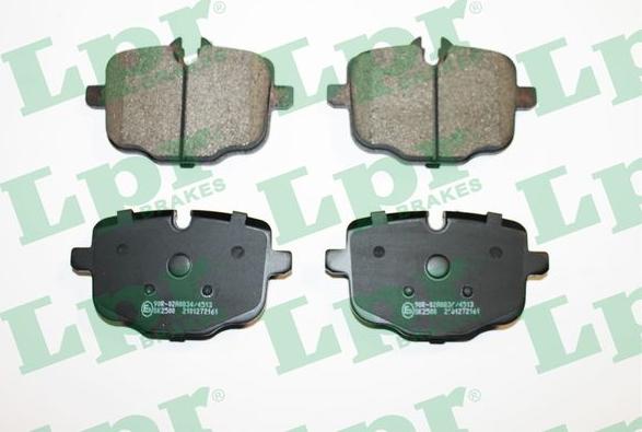 LPR 05P2161 - Kit de plaquettes de frein, frein à disque www.avaruosad.ee