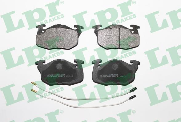 LPR 05P271 - Brake Pad Set, disc brake www.avaruosad.ee