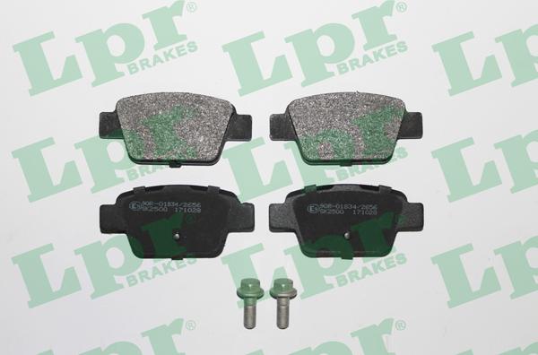 LPR 05P780 - Brake Pad Set, disc brake www.avaruosad.ee