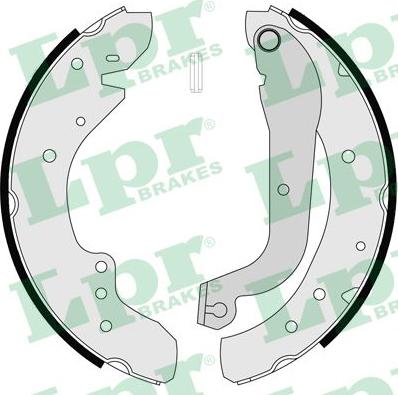 LPR 07105 - Brake Set, drum brakes www.avaruosad.ee