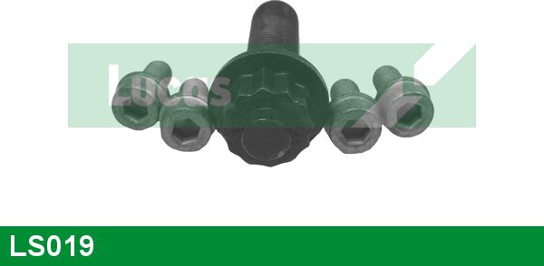 LUCAS LS019 - Комплект болтов, ременный шкив - коленчатый вал www.avaruosad.ee
