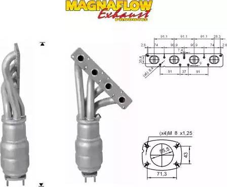 Magnaflow 60602 - Катализатор www.avaruosad.ee