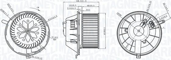 Magneti Marelli 069412229010 - Interior Blower www.avaruosad.ee