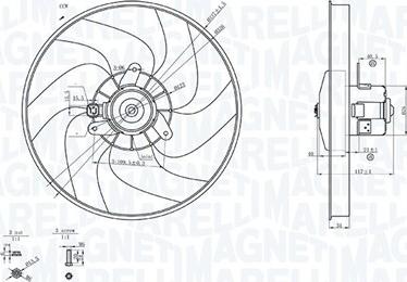 Magneti Marelli 069422756010 - Ventilators, Motora dzesēšanas sistēma www.avaruosad.ee