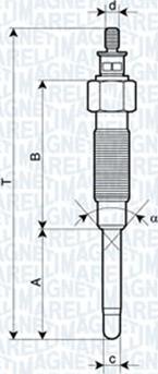 Magneti Marelli 062900065304 - Свеча накаливания www.avaruosad.ee