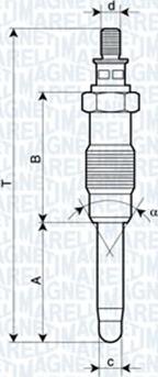 Magneti Marelli 060900320606 - Glow Plug www.avaruosad.ee