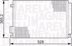 Magneti Marelli 350203497000 - Lauhdutin, ilmastointilaite www.avaruosad.ee