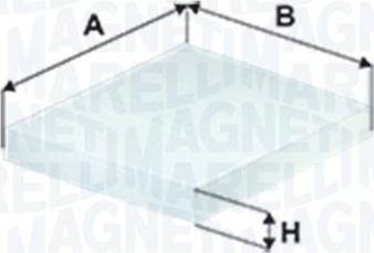 Magneti Marelli 350208066590 - Filter, interior air www.avaruosad.ee