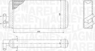 Magneti Marelli 350218403000 - Теплообменник, отопление салона www.avaruosad.ee