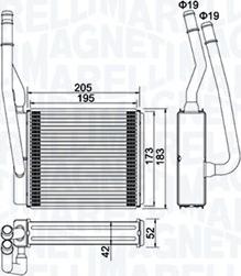 Magneti Marelli 350218414000 - Heat Exchanger, interior heating www.avaruosad.ee