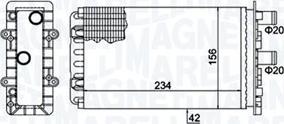 Magneti Marelli 350218475000 - Теплообменник, отопление салона www.avaruosad.ee