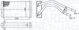 Magneti Marelli 350218477000 - Heat Exchanger, interior heating www.avaruosad.ee