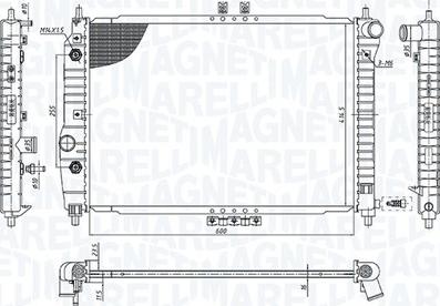 Magneti Marelli 350213197400 - Radiaator,mootorijahutus www.avaruosad.ee