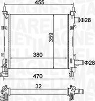 Magneti Marelli 350213161900 - Radiaator,mootorijahutus www.avaruosad.ee