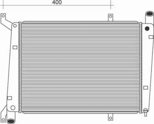 Magneti Marelli 350213105400 - Jäähdytin,moottorin jäähdytys www.avaruosad.ee