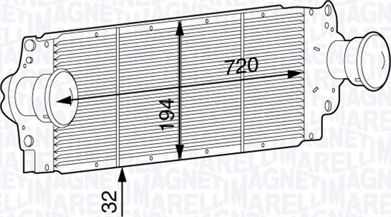 Magneti Marelli 351319201950 - Kompressoriõhu radiaator www.avaruosad.ee