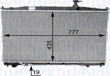 Magneti Marelli - BR 8MK376763431 - Radiaator,mootorijahutus www.avaruosad.ee