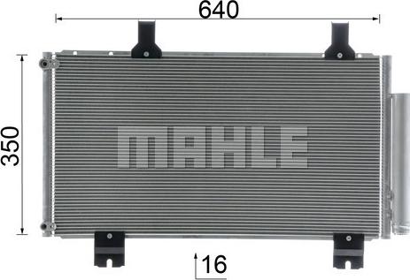 MAHLE AC 610 000S - Condenser, air conditioning www.avaruosad.ee