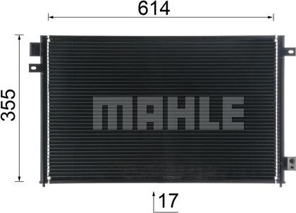 MAHLE AC 687 001S - Condenser, air conditioning www.avaruosad.ee