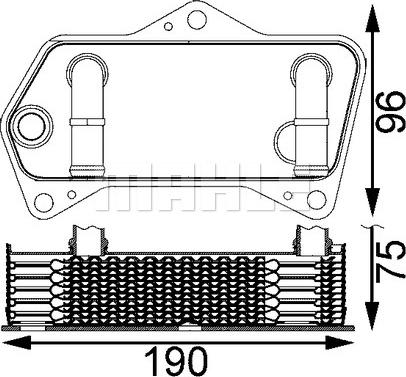 MAHLE CLC 202 000S - Eļļas radiators, Automātiskā pārnesumkārba www.avaruosad.ee