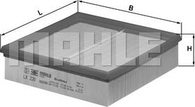 MAHLE LX 220 - Filtre à air www.avaruosad.ee