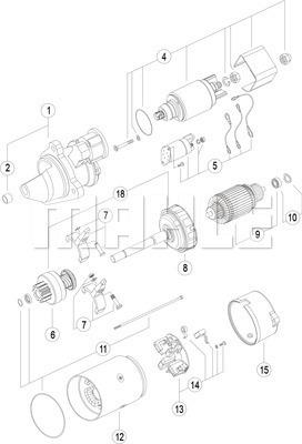 MAHLE MS 79 - Motor de arranque www.avaruosad.ee