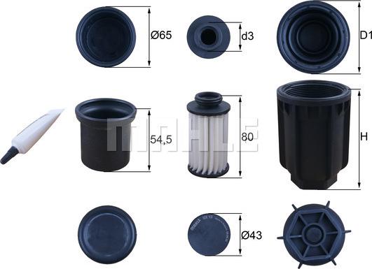 MAHLE UX13KIT - AdBlue filter www.avaruosad.ee