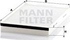 Mann-Filter CU 3054 - Filtrs, Salona telpas gaiss www.avaruosad.ee
