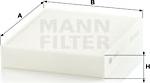 Mann-Filter CU 25 001 - Filter, interior air www.avaruosad.ee