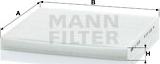 Mann-Filter CU 2035 - Filtrs, Salona telpas gaiss www.avaruosad.ee